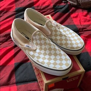 Vans Checkered Slip Ons